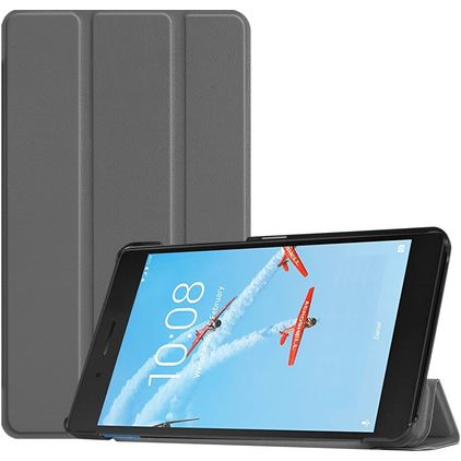 Mobigear Tri-Fold Lenovo Tab E7 Plånboksfodral - Grå