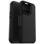 OtterBox Strada iPhone 15 Pro MagSafe Äkta läder Plånboksfodral - Svart