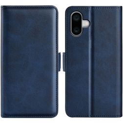 Mobigear Slim Magnet iPhone 16 Funda tipo libro Cartera - Azul oscuro