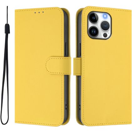Mobigear Urban Wallet iPhone 16 Pro Max Plånboksfodral med sedelfack - Gul