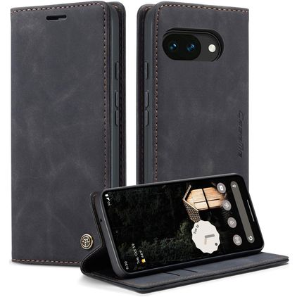 CaseMe 013 Google Pixel 10a Pungetui med Seddelrum - Sort