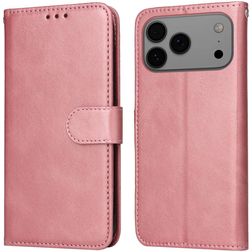 Mobigear Wallet iPhone 18 Pro Max Funda tipo libro Cartera - Oro rosa