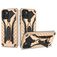 Mobigear Armor Stand Samsung Galaxy A03 Funda Plástico rígido Carcasa Antigolpes con soporte - Dorado