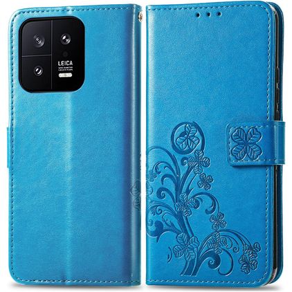 Mobigear Clover Xiaomi 13 Funda tipo libro Cartera - Azul