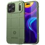 Mobigear Rugged Shield iPhone 18 Pro Max TPU flexível Capa traseira Antichoque - Verde