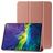 Mobigear Tri-Fold Gel iPad 10 (2022) TPU / Pele sintética Capa livro - Rosa dourado
