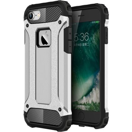 Mobigear Outdoor iPhone SE (2020) Hard Case Back cover Shockproof - Silver