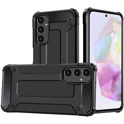 Mobigear Outdoor Samsung Galaxy A16 Hårdt Bagsidecover Stødsikkert - Sort
