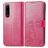 Mobigear clover Sony Xperia 5 IV Wallet case - Magenta