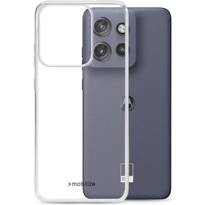 Mobilize Gelly Clear Motorola Edge 50 Neo Elastyczne TPU Etui plecki - Przezroczysty