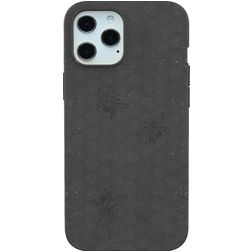 Pela Case iPhone 12 Pro Max Miljøvenligt materiale Bagsidecover Stødsikkert - Sort