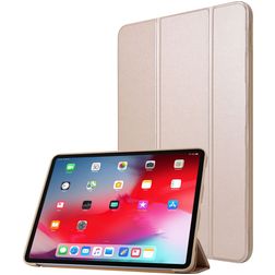 Mobigear Tri-Fold Gel iPad Pro 11 pulgadas (2021) TPU / Cuero sintético Funda tipo libro - Dorado