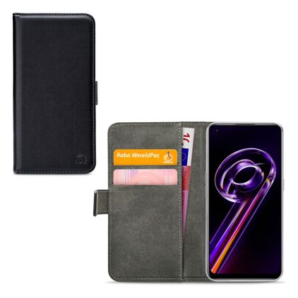 Mobilize Classic Gelly Wallet Realme 9 5G Pungetui med Seddelrum - Sort