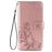 Mobigear Clover Samsung Galaxy A52 Wallet case - Rose Gold
