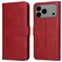 Mobigear Wallet iPhone 18 Pro Max Funda tipo libro Cartera - Rojo