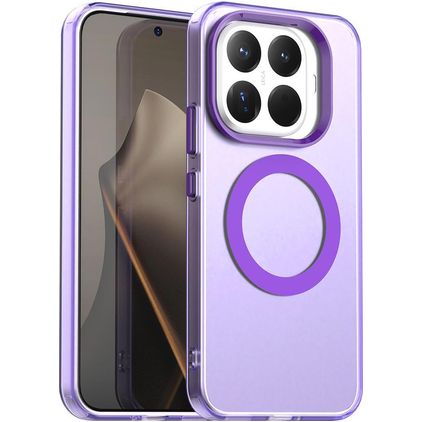 Mobigear Shockproof Xiaomi 15T Pro MagSafe Hårdt Bagsidecover - Lilla