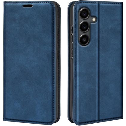 Mobigear Retro Slim Samsung Galaxy S25 FE Wallet case - Dark Blue