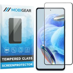Mobigear Premium Xiaomi Redmi Note 12 Pro 5G Cristal templado Protector de pantalla - Compatible con fundas - Negro