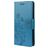 Mobigear Flowers Samsung Galaxy A33 Wallet case - Blue
