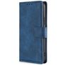 Mobigear Croco Motorola Moto E7i Power Cover a libro portafoglio - Blu