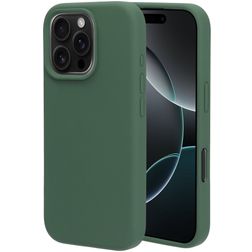 Mobiparts iPhone 16 Pro Silikone Bagsidecover - Forest Green