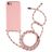 Mobigear Lanyard iPhone 7 TPU flessibile Cover con cordino - Rosa