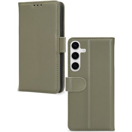 Mobilize Premium Gelly Samsung Galaxy S24 FE Funda tipo libro Cartera - Verde