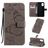 Mobigear Butterfly Samsung Galaxy A71 Funda tipo libro Cartera - Gris