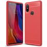 Mobigear Brushed Slim Xiaomi Mi 8 SE Joustava TPU Suojakuori - Punainen