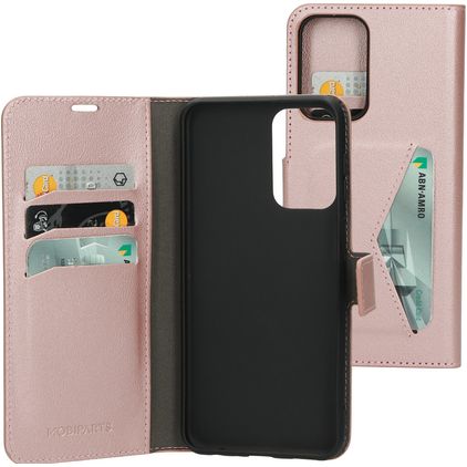 Mobiparts Classic Wallet Samsung Galaxy A23 Cover a libro portafoglio - Rosa