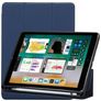 Mobigear Tri-Fold Gel iPad 5 (2017) TPU / Cuero sintético Funda tipo libro + Portalápices - Azul oscuro
