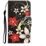 Mobigear Design Huawei P40 Lite E Plånboksfodral med sedelfack - Flowers