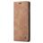 CaseMe 013 Samsung Galaxy A71 Pungetui med Seddelrum - Brun