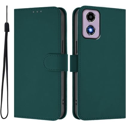 Mobigear Urban Wallet Motorola Moto E14 Funda tipo libro Cartera - Verde oscuro