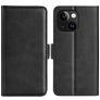 Mobigear Slim Magnet iPhone 15 Funda tipo libro Cartera - Negro