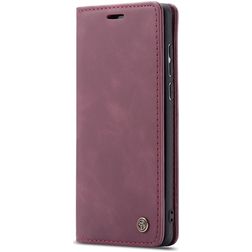 CaseMe 013 Samsung Galaxy A71 Funda tipo libro Cartera - Burdeos