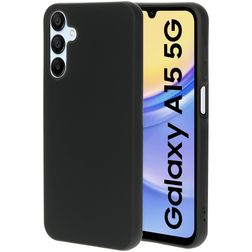 Mobiparts Samsung Galaxy A15 Silicone Capa traseira - Preto