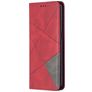 Mobigear Rhombus Slim OPPO Reno 4 Wallet case - Red