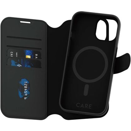 CARE by PanzerGlass Tango Two-in-One iPhone 15 MagSafe Case Detachable 2-in-1 Wallet Case Wallet - Black