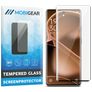 Mobigear OPPO Find X6 Pro Vidro temperado Película de ecrã - Compatível com capas - Preto