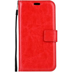 Mobigear Wallet Samsung Galaxy A5 (2017) Lompakkokotelo + Setelitasku - Punainen