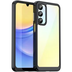Mobigear Crystal Samsung Galaxy A16 Hårdt Bagsidecover - Sort