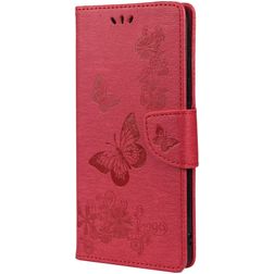 Mobigear Clover Xiaomi Redmi Note 11 5G Funda tipo libro Cartera - Rojo