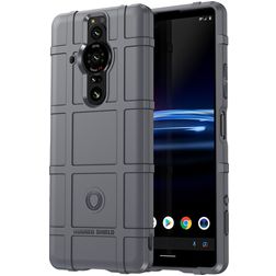 Mobigear Rugged Shield Sony Xperia Pro-I Flexible TPU Back cover Shockproof - Grey