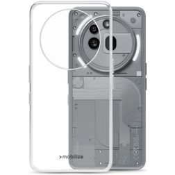 Mobilize Gelly Transparente Nothing Phone (3a) Pro TPU flexível Capa traseira - Transparente