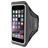Mobiparts Comfort Fit Puhelinpidike juoksuun Neopreeni Käsivarsikotelo Urheilukotelo (max 16 cm x 8 cm) - Musta