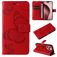 Mobigear Butterfly iPhone 16 Pro Funda tipo libro Cartera - Rojo