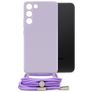 Mobilize Lanyard Gelly Samsung Galaxy S22 Plus TPU flexible Funda con cuerda - Pastel Purple