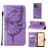 Mobigear Butterfly Realme C31 Etui z klapką typu portfel - Fioletowy