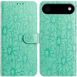 Mobigear Flowers iPhone Air Funda tipo libro Cartera - Verde